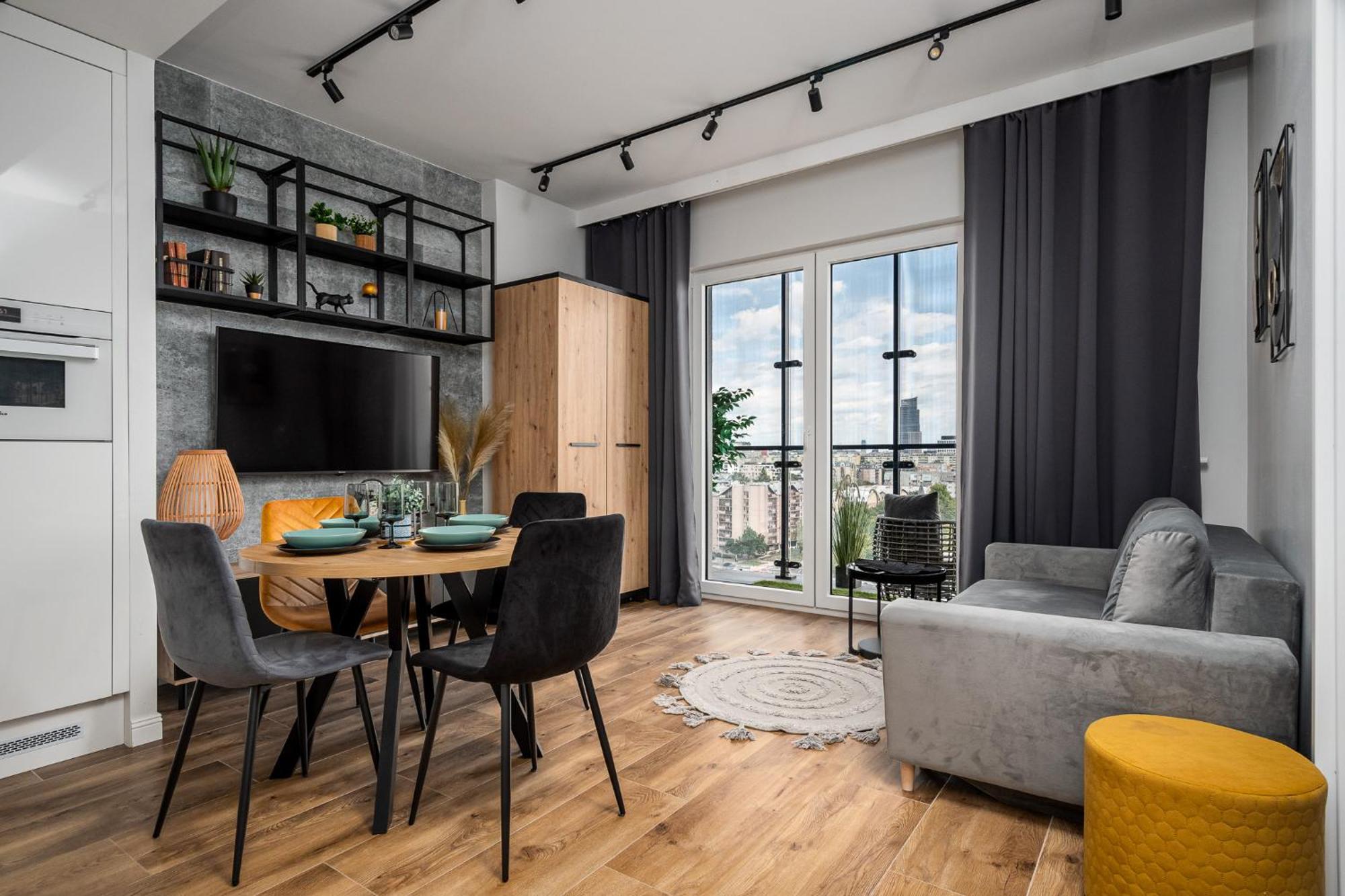 Wola Tower Deluxe Separate Bedroom With Free Garage - By Perfect Apart وارسو المظهر الخارجي الصورة